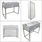 INTBUYING Air Flow Clean Bench Vertical Laminar Flow Hood Dust Free Room - Image 9