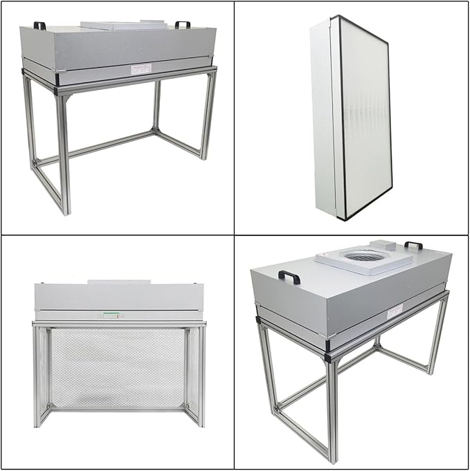 INTBUYING Air Flow Clean Bench Vertical Laminar Flow Hood Dust Free Room - Image 9