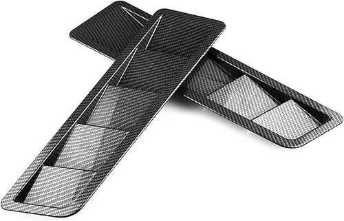 2Pcs Car Hood Vent Trim Louver Air Flow Intake Universal Compatible by Unknown