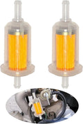 2 Pcs Motorcycle Fuel Filter, High Flow Inline Diesel Gasoline Fuel Filter by Unknown
