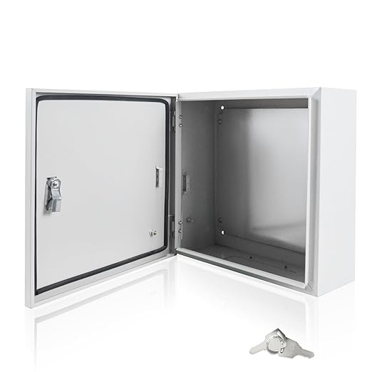 Electrical Box 16 x 16 x 6 Inch Indoor Outdoor Electrical Enclosure Box Steel by Fsehyue