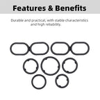 Engine Oil Filter Housing O Ring Seal Kit 68191356AA Replacement - Image 2