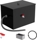 40 LBS Grease Trap Commercial Carbon Steel Grease Interceptor, 15 GPM Flow Rate by Unknown