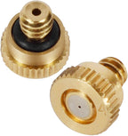 KUWAN 0.016" Orifice Thread UNC 10/24 Brass Misting Nozzles Low Pressure - Image 4