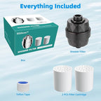 Hibbent Shower Filter for Hard Water, High Output Shower Head Filter to Remove - Image 9