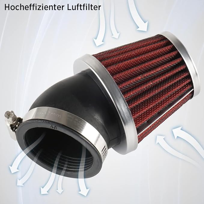 Evermotor Air Cleaner Carburetor Motorcycle Air Filter 37mm 38mm 39mm Perfect - Image 3