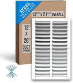 Fits 12x20 Duct Opening | Steel Return Air Grille by Handua | Vent Cover Grill by Handua