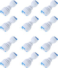3/8-inch x 1/4-inch 6 pcs T and 6 pcs I Tube Quick Push in Connector by JBTOZIUY