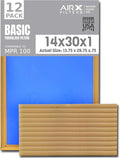 14x30x1 Air Filter Comparable to MPR 100 Basic Economy Furnace Filters by AIRXFILTERSWICKEDCLEANAIR