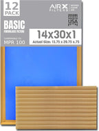 14x30x1 Air Filter Comparable to MPR 100 Basic Economy Furnace Filters by AIRXFILTERSWICKEDCLEANAIR