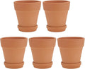 5pcs Red Terracotta Succulent Flower Pots by OSALADI