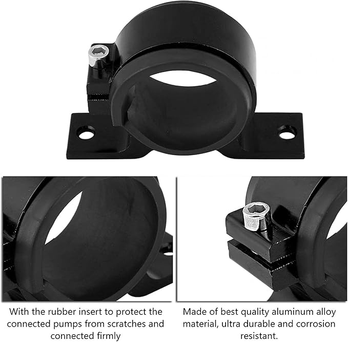 BARTOO 50mm Fuel Filter Mounting Bracket, Fuel Pump Clamp Holder - Image 3