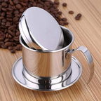 TOPINCN Vietnamese Coffee Drip Filter, Stainless Steel Pour Over Coffee Maker - Image 2