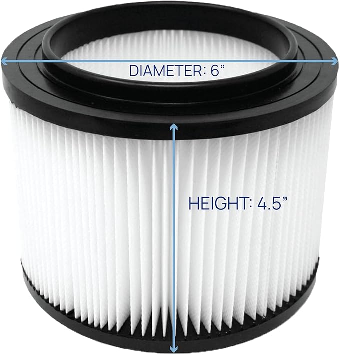 Filter Bros 17810 Large Debris Replacement Fits Craftsman Shop Vacuums 3-4 Gal - Image 2