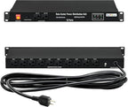 1U PDU Network Servers Surge Protector Power Distribution Unit 12-Outlet by ThePoEstore
