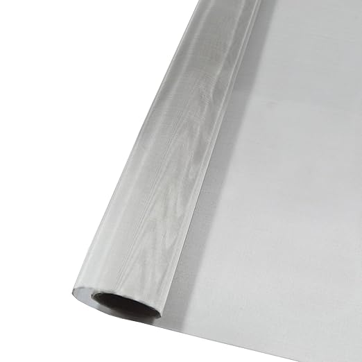 304 Stainless Steel Mesh 150Mesh, 15.7"x47.2" Metal Mesh Screen, Woven Fine - Image 3