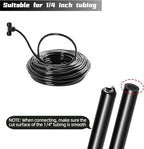 45 Pack Quick Connect 1/4" Drip Tubing Irrigation Fittings Kit Universal 1/4'' - Image 6