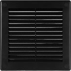 Vent Systems 6'' x 6'' Inch Black Soffit Vent Cover by VentSystems