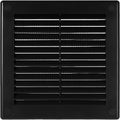 Vent Systems 4.5" x 4.5" Inch Plastic Black Soffit Vent Cover by VentSystems