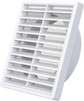 Air Vent ABS Louver Grille Cover 6 Inch, External Wall Vent Cover by Unknown