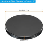 PATIKIL 67mm Lens Cap, 2 Pack Camera Lens Cap Cover Universal Front Metal Lens - Image 2