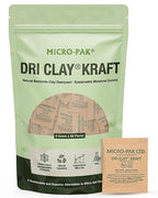 Micro-Pak Dri Clay Kraft, Highest Moisture Absorption Desiccant Packs, Silica by Micro-Pak