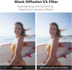 K&F CONCEPT Snap On Black Diffusion 1/4 Filter Compatible - Image 3