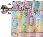 Colorful Easter Kitchen Curtains 54 Inches length, Spring Watercolor Bunny Egg - Image 6
