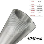 Stainless Steel Mesh Screen #40Mesh -Size:15.7"x47.2" SS304 Wire Mesh Screen - Image 4