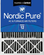 Nordic Pure 20x25x5 Lennox X6673 X6675 Replacement Ã‚ MERV 12 Pleated + Carbon by NordicPure