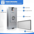 JJFFTAO，HEPA H14-Filter Laminar Flow Hood Updated FanFilter Unit（Include HEPA - Image 2