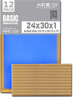 24x30x1 Air Filter Comparable to MPR 100 Basic Economy Furnace Filters by AIRXFILTERSWICKEDCLEANAIR