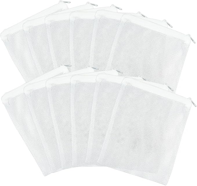 12 Pcs Fish Tanks Filter Media Bags, Aquarium Filter Media Bags by WelcometotheTEXNINC