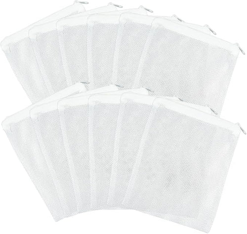 12 Pcs Fish Tanks Filter Media Bags, Aquarium Filter Media Bags by WelcometotheTEXNINC