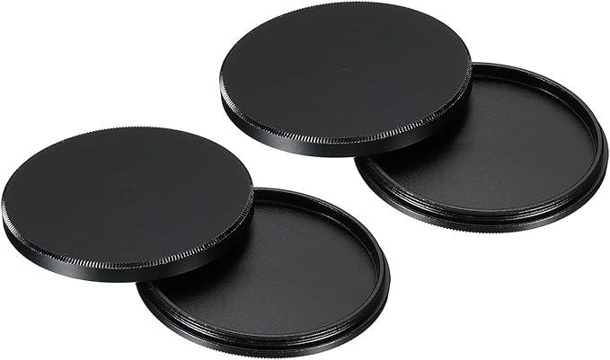 PATIKIL 46mm Lens Cap, 2 Pack Camera Lens Cap Cover Universal Front Metal Lens by PATIKIL
