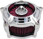 Harley Air Cleaner Turbine Intake Chrome Filter Kit Cnc Cut - Image 3