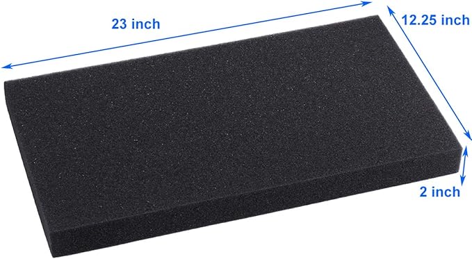 AQUANEAT Aquarium Filter Sponge Open Cell Foam Sheet Bio Sponge Filter Media - Image 3
