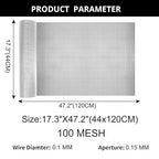 1 roll Stainless Steel Wire mesh 100 mesh, 304 Wire mesh, Suitable - Image 2