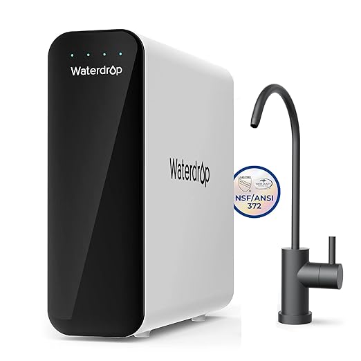 Waterdrop TSU 0.01μm Ultra-Filtration Under Sink Water Filter System, 3-Stage by Waterdrop