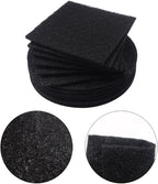Compost Bin Filters, 12 Pieces Compost Pail Replacement Filters, 6 Round and 6 - Image 3