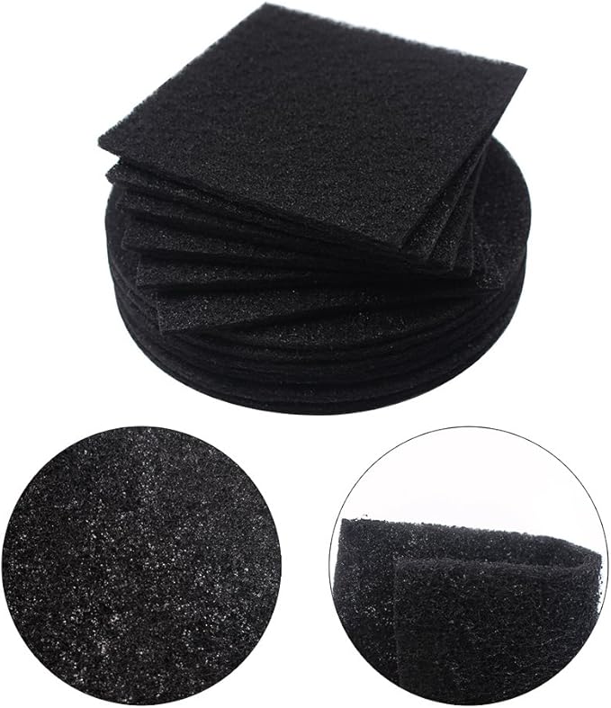 Compost Bin Filters, 12 Pieces Compost Pail Replacement Filters, 6 Round and 6 - Image 3