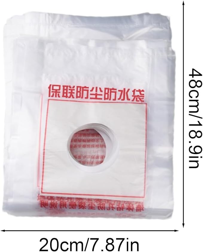 Electric Hammer Dust Bag – Drill Dust Sealr, Hole Saw Catcher | 100PCS Fine - Image 5