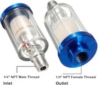beduan Water Oil Separator Filter, 1/4" NPT Male and Female Thread Spray Gun - Image 4