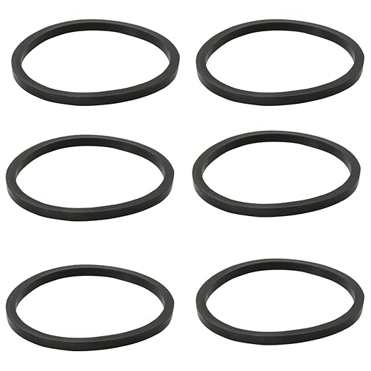 6PCS Kitchen Sink Filter Sealing Ring, Narrow Edge Rubber Gasket by Unknown