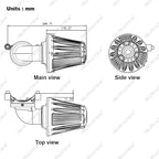 Big Sucker cone Air filter intake - Image 5