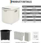2.5L Electric Composter Countertop, 3 Modes Kitchen Smart Compost Bin - Image 7