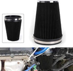 MUGE RACING 6" 152 mm High Flow Inlet Air Filter, Air Intake Cone Filter - Image 7