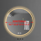 Vanity Mirror Round Illuminated LED Bathroom Mirror - Image 4