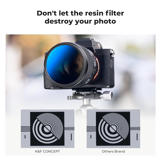 K&F CONCEPT 43mm UV/CPL/ND Lens Filter Kit-18 Multi-Layer Coatings, UV Filter + - Image 7