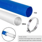 Eastrans Heavy Duty 1 IN x 25 FT Pool Backwash Hose, Flat Discharge, Weather & - Image 2